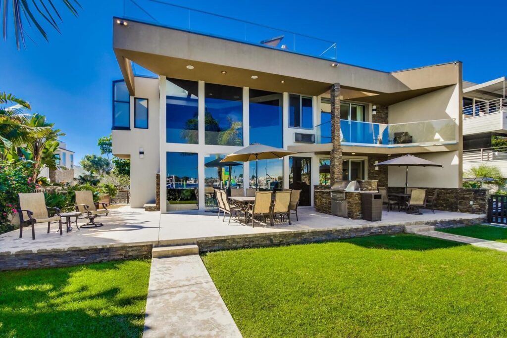 A luxury vacation home rental in Mission Beach, CA