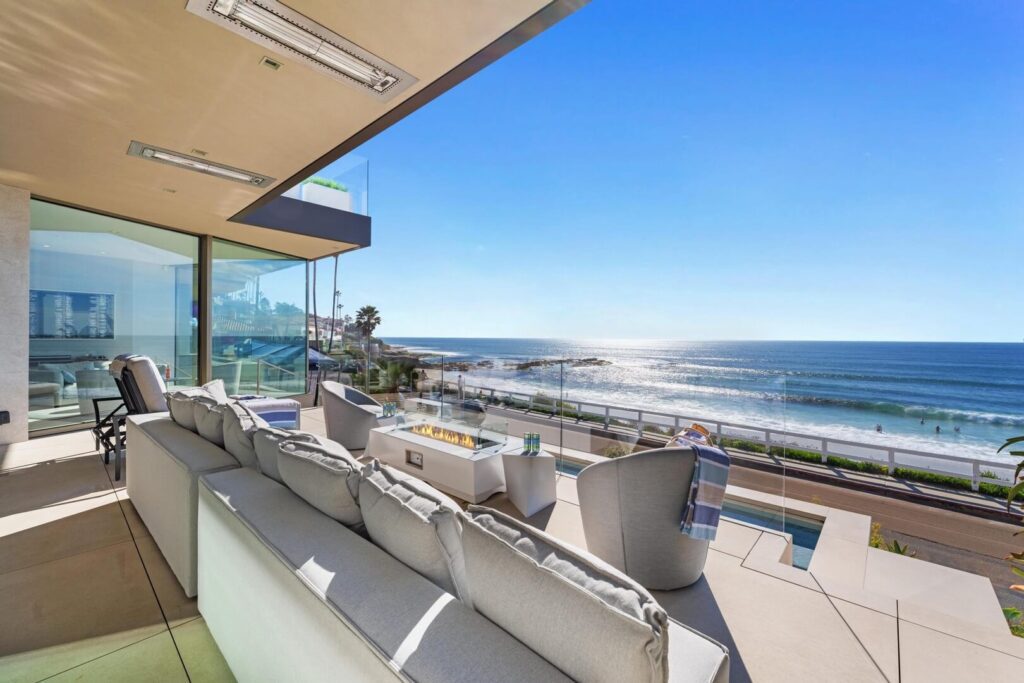 An ocean view from a San Diego vacation rental from Bluewater Vacation Homes