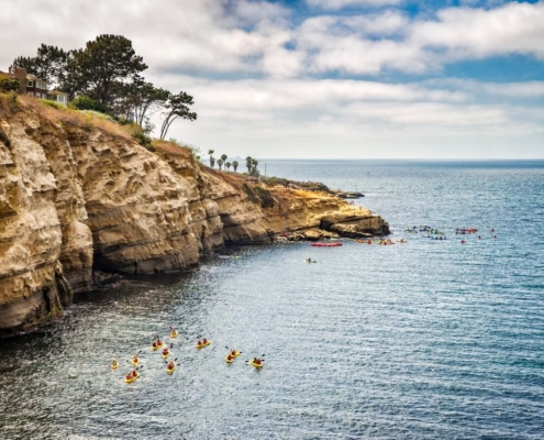 Snorkeling in La Jolla, one of the best things to do in the area