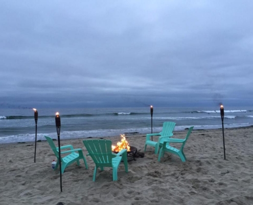 Beach Bonfires and Bay Bonfires